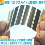 ペロブスカイト太陽電池について