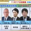 兵庫県知事選挙　候補予定者現在5人